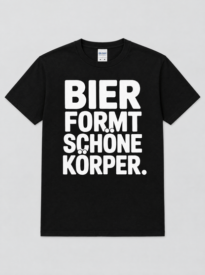 Schöne Körper Bier T-Shirt -T-ShirtBull