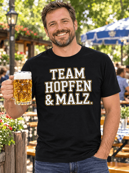Hopfen & Malz Bier T-Shirt -T-ShirtBull