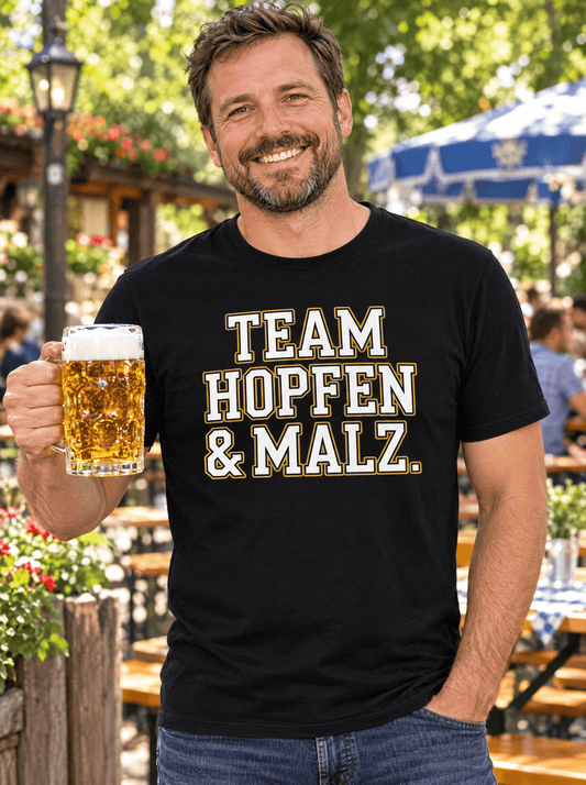 Hopfen & Malz Bier T-Shirt -T-ShirtBull