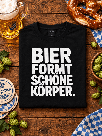 Schöne Körper Bier T-Shirt -T-ShirtBull