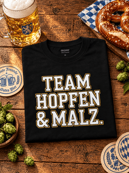 Hopfen & Malz Bier T-Shirt -T-ShirtBull