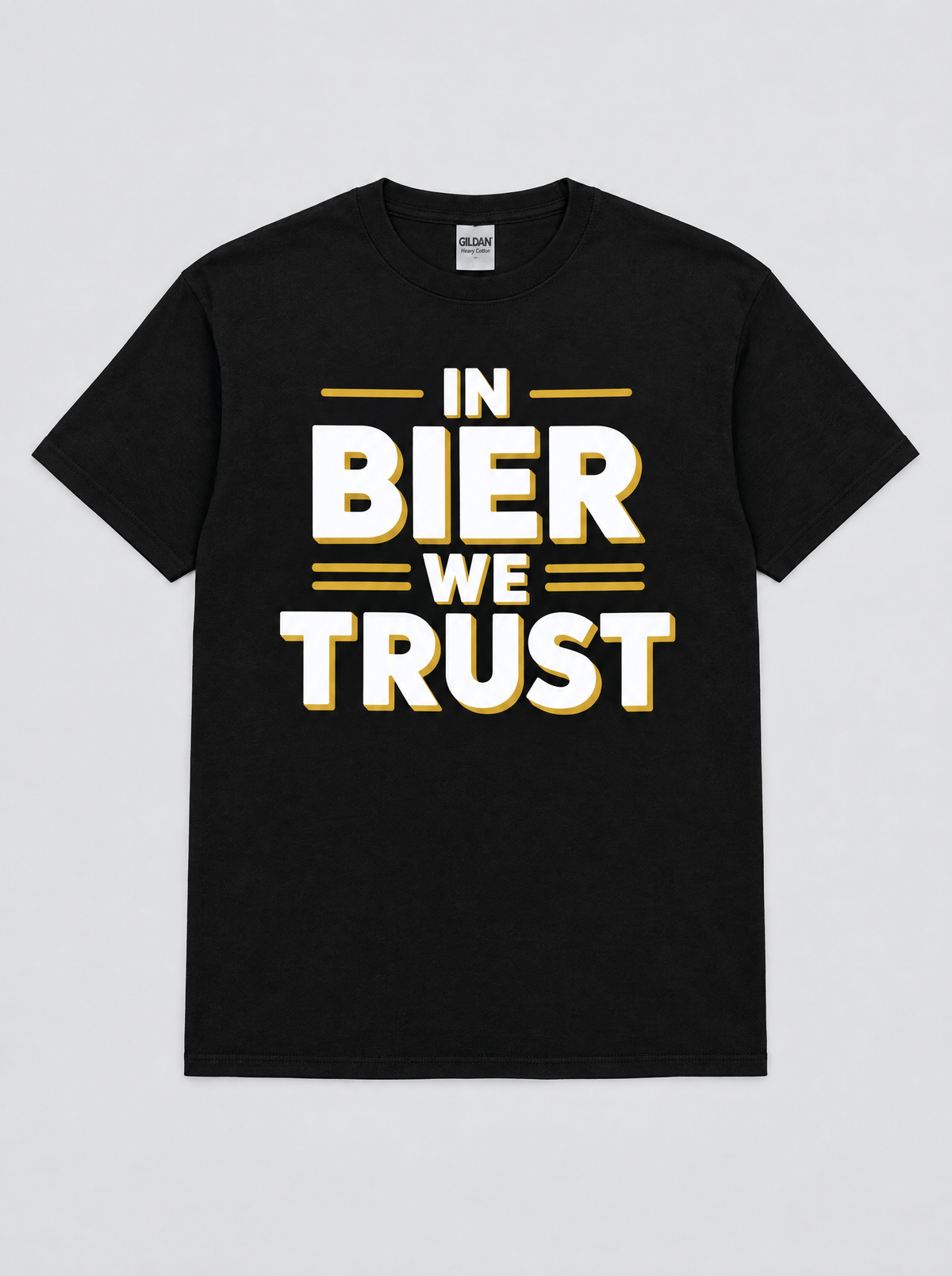 Bier we trust T-Shirt -T-ShirtBull