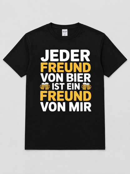 Freund Bier T-Shirt -T-ShirtBull