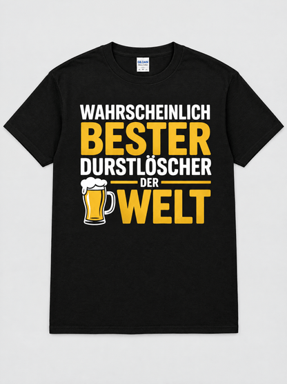 Durstlöscher Bier T-Shirt -T-ShirtBull