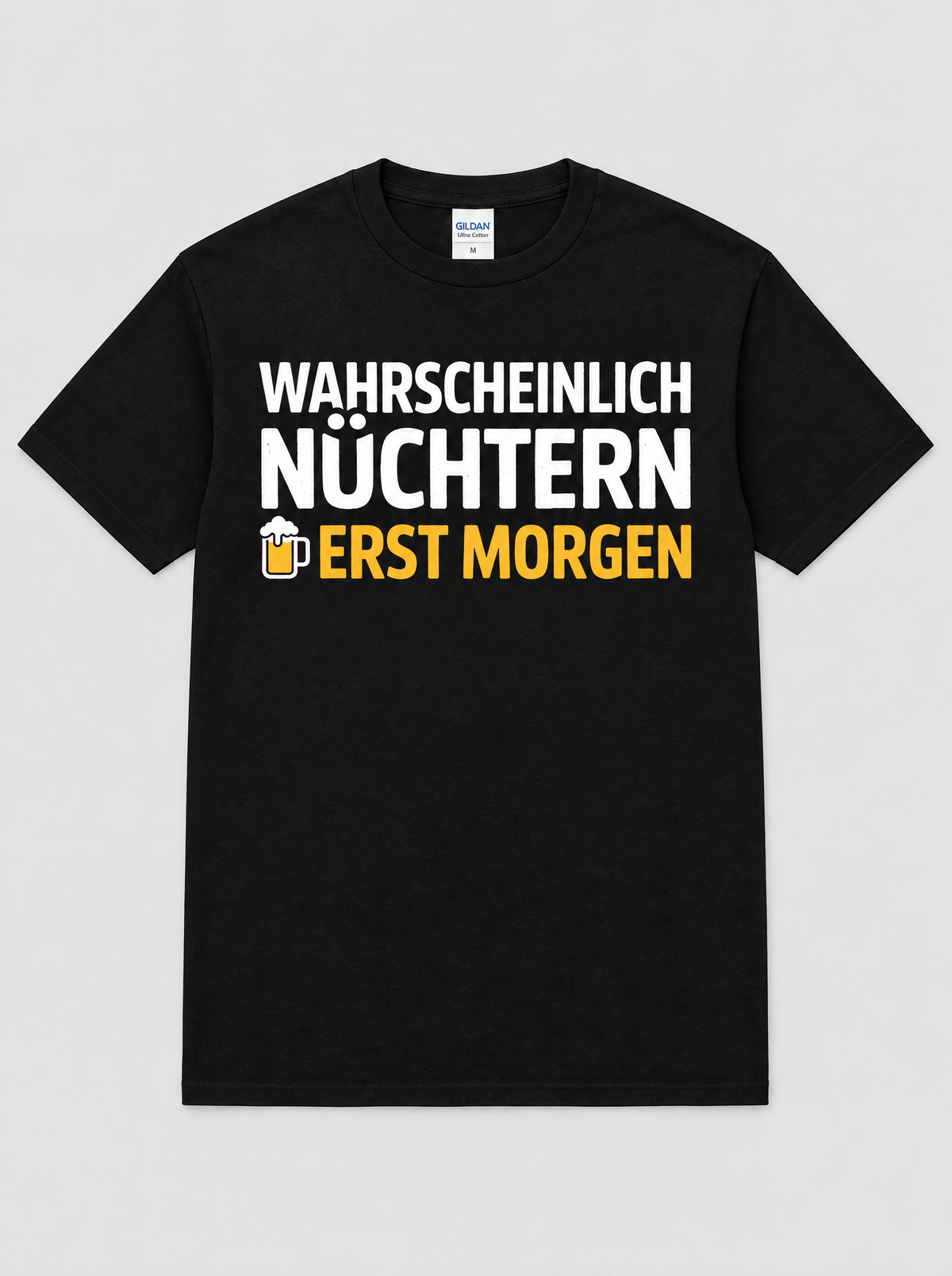 Nüchtern Bier T-Shirt -T-ShirtBull