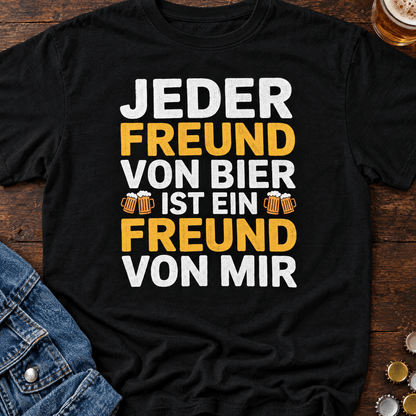 Freund Bier T-Shirt -T-ShirtBull