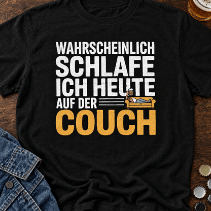 Couch Bier T-Shirt -T-ShirtBull
