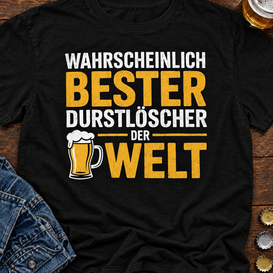 Durstlöscher Bier T-Shirt -T-ShirtBull