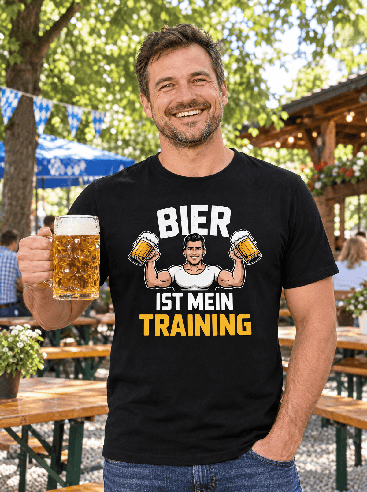 Training Bier T-Shirt -T-ShirtBull