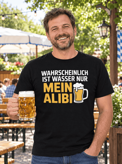 Alibi Bier T-Shirt -T-ShirtBull