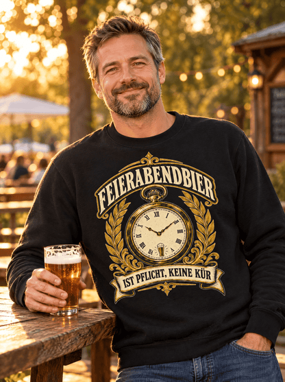 Feierabendbier Pflicht Sweatshirt -T-ShirtBull
