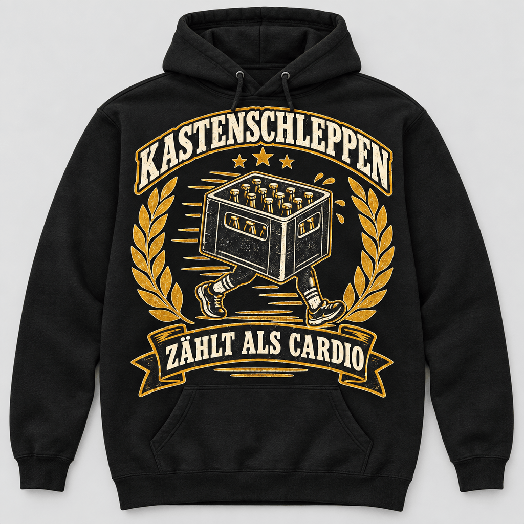Kastenschleppen zählt als Cardio Hoodie -T-ShirtBull