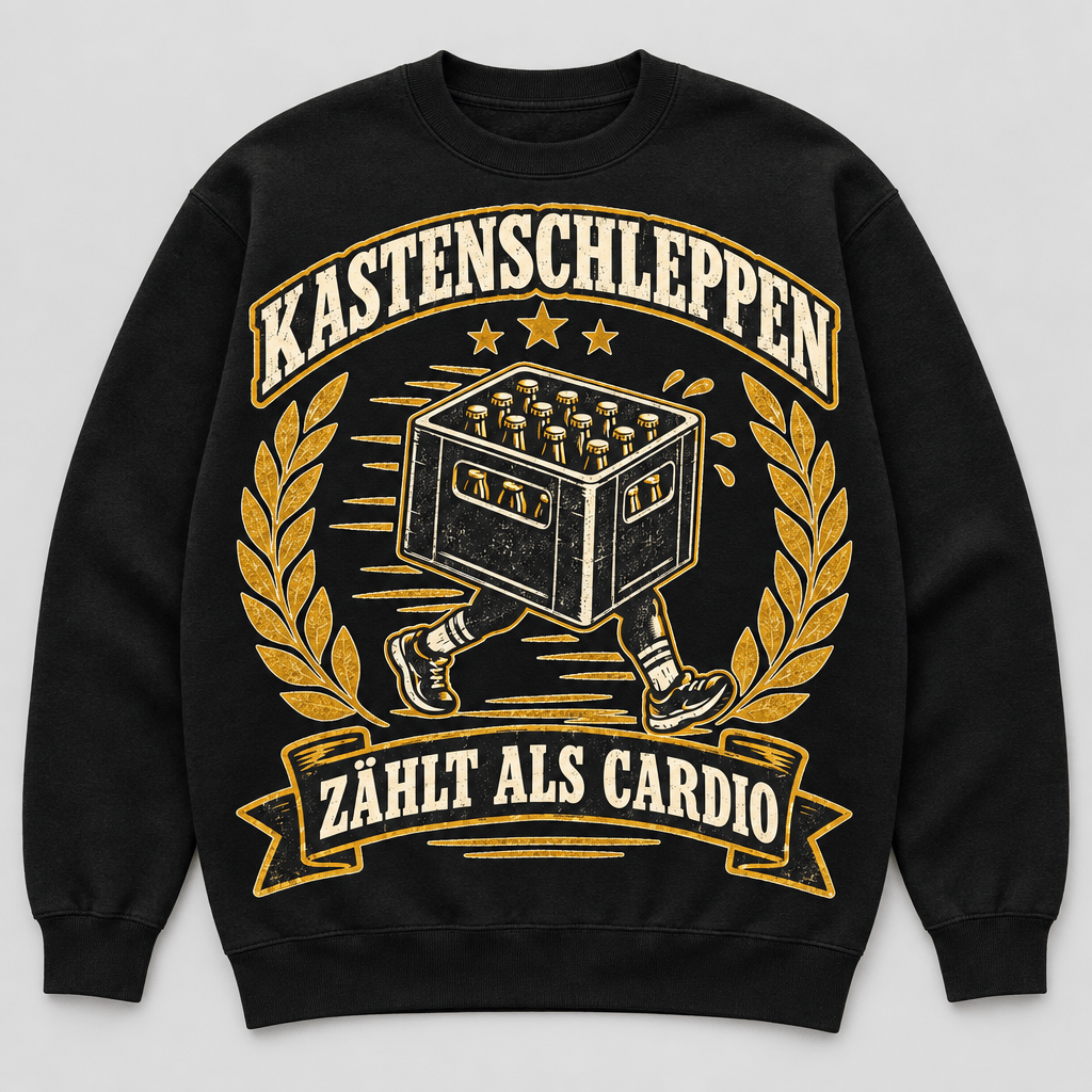 Kastenschleppen zählt als Cardio Sweatshirt -T-ShirtBull