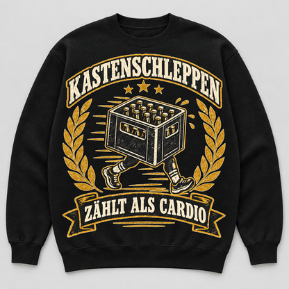 Kastenschleppen zählt als Cardio Sweatshirt -T-ShirtBull