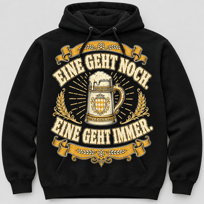 Eine Geht Noch Hoodie Studioansicht