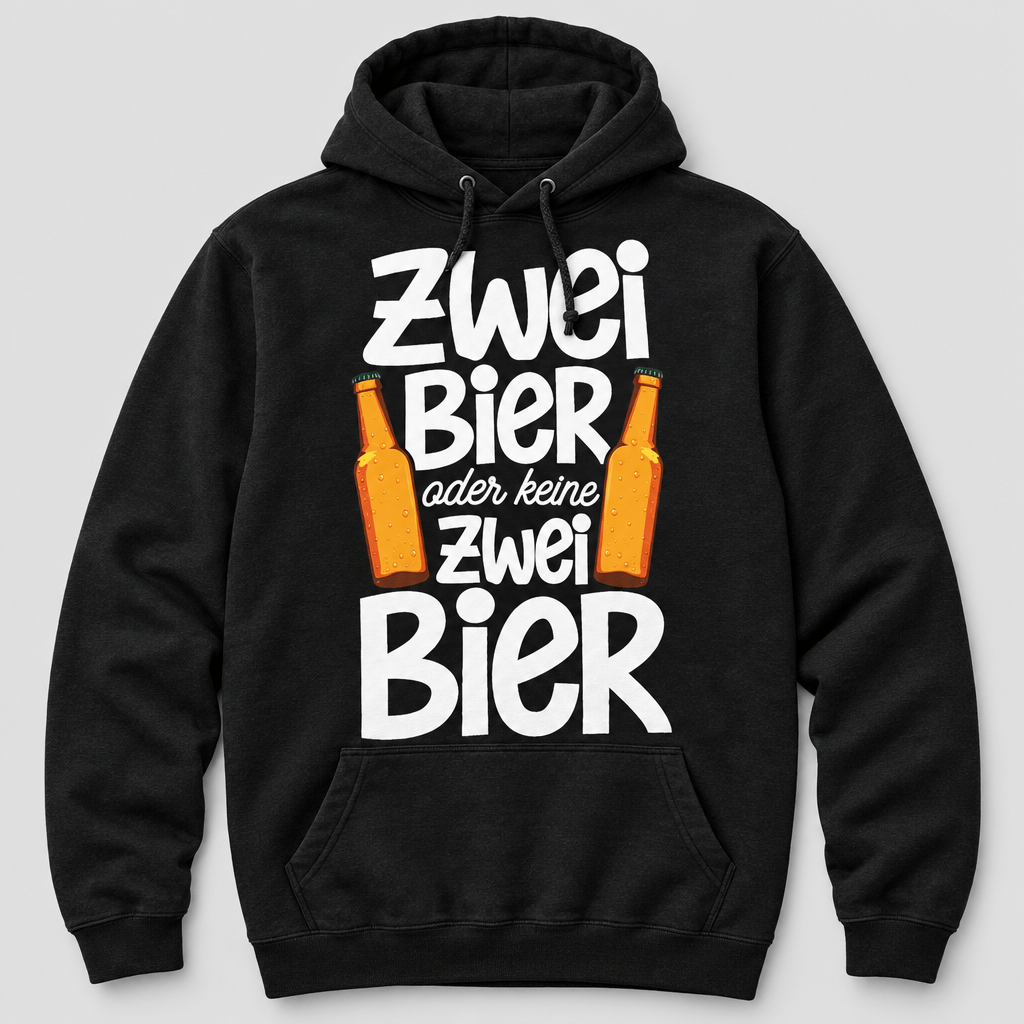 Zwei Bier Hoodie -T-ShirtBull