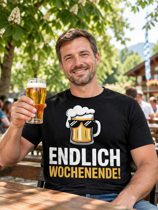 Wochenende Bier T-Shirt - Lifestyle - T-ShirtBull