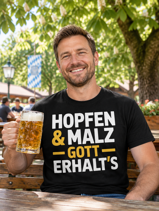 Hopfen&Malz Bier T-Shirt - Lifestyle - T-ShirtBull