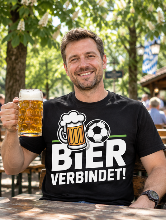 Bier Verbindet T-Shirt - Lifestyle - T-ShirtBull