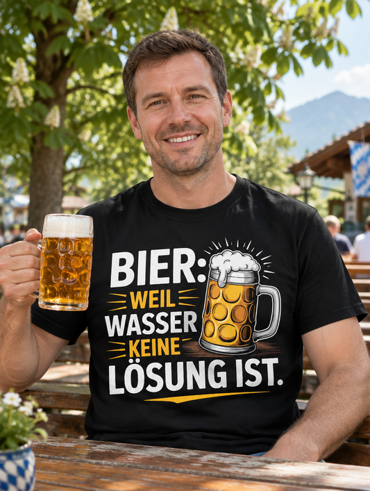 Wasser-Keine-Lösung T-Shirt - Lifestyle - T-ShirtBull
