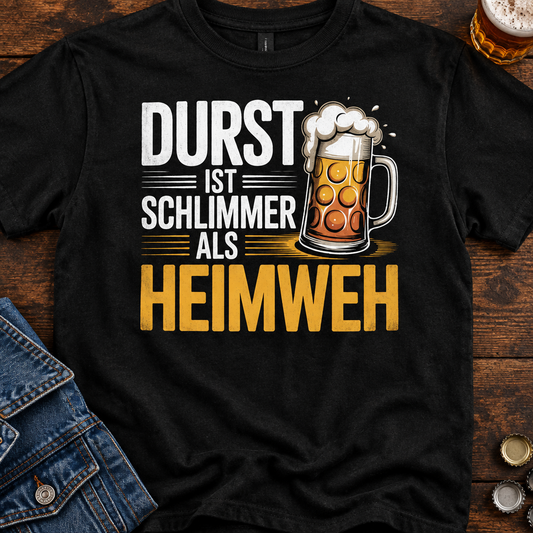 Heimweh Bier T-Shirt - Flatlay - T-ShirtBull