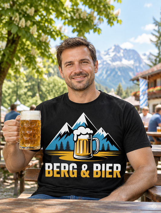 Berg & Bier T-Shirt - Lifestyle - T-ShirtBull
