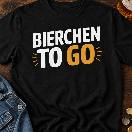 Bierchen Bier T-Shirt - Flatlay - T-ShirtBull