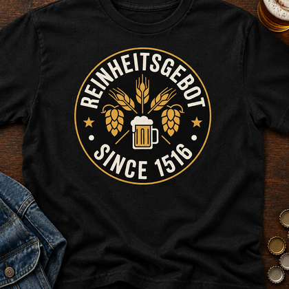 Seit Bier T-Shirt - Flatlay - T-ShirtBull