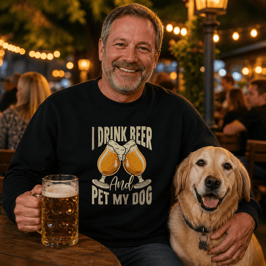 Pet my Dog Sweatshirt -T-ShirtBull